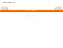 Tablet Screenshot of plasticsurgerytrust.com